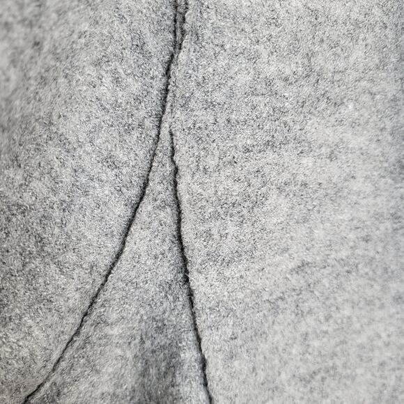 Talbots Light Gray Boiled Wool One Button Blazer Plus Size 18WP NWOT Minimalist - Picture 5 of 8